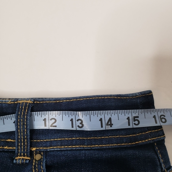 Chicos so slimming dark blue wash size 0( 4 )jeans - Picture 4 of 14